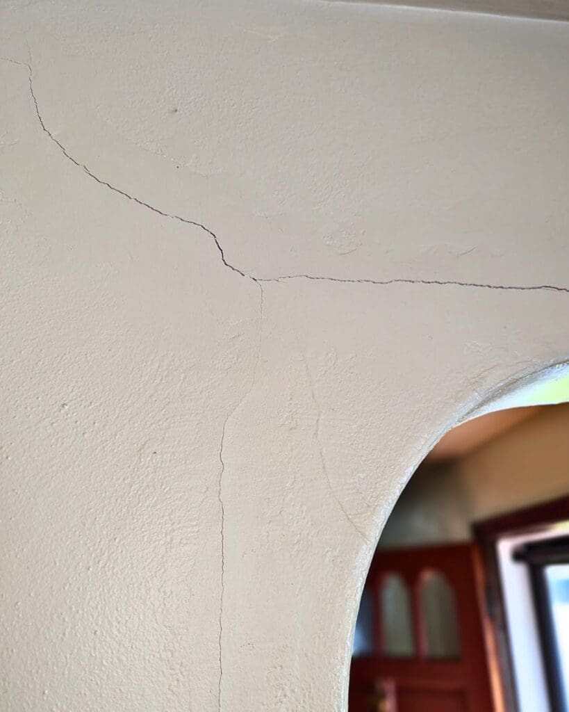 Hairline Cracks In Cinder Block Foundation