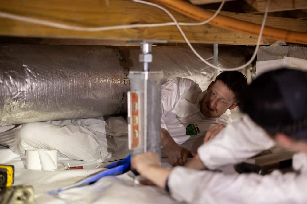 Crawlspace Refresh in Hampton Roads, Richmond & Northeastern NC. Virginia Foundation Solutions