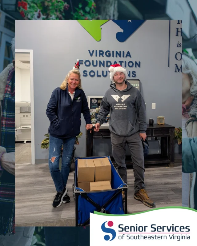 🎅Our team volunteered with Senior Services of Southeastern Virginia to deliver winter emergency non-perishable foods to home-bound seniors in our community. We split up and spent the day spreading warmth, care, and holiday cheer. ⛄❤️

🎄We’re grateful for every chance to serve the community that supports us.

#CommunityFirst #VirginiaFoundationSolutions #GivingBack #SeniorServices #SeasonOfGiving